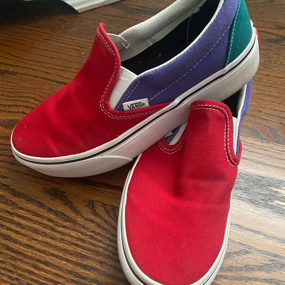 Vans Multicolor Slip-On Shoes